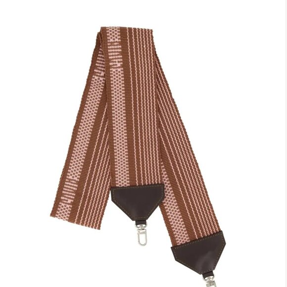 Gunia Project Accessories - Gunia Project Woven strap Brown/Pink